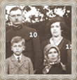 Jozef Trstenský (1860) s rodinou, fotografia 1926