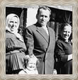Rodina Trstenská s prímením Špirčák, fotografia je z roku 1964