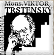 Plagát propagujúci oslavy „100. výročia narodenia Mons. Viktora Trstenského“ v Trstenej)